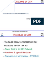 GSM-Power Control, H-O, DTX