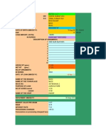 Ag Gold Loan Format