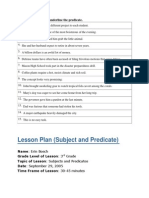 Circle The Subject and Underline The Predicate