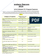 Carebare A Estimate Expenses