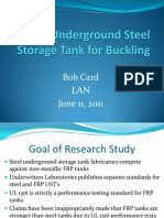 Testing Underground Steel Storage Tank For Buckling