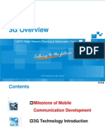 3G Overview: - UMTS Radio Network Planning & Optimization Dept