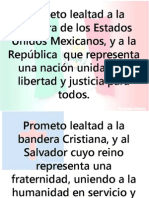 Votos Del Procesional de Las Banderas en La EBV