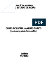 Apostila Patrulhamento Tático