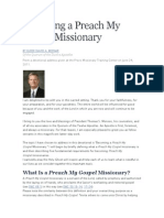 Becoming A Preach My Gospel Missionary