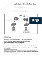 CCNA 1 RS Introduction To Networks Final Exam v50 2013