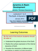 Lecture #1 & 2 The Dynamic Earth