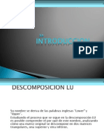 Descomposicion LU y Gauss Seidel