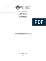 Relatório Fisiologia Sistema Sensorial