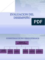 Evaluacion Del Desempeño