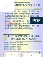 Sedimentación Ideal