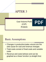 Cost-Volume-Profit (CVP) Analysis