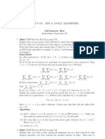 Com S 511: DSN & Analy Algorithm: Fall Semester, 2014