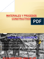 Materiales y Procesos Constructivos