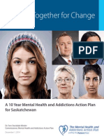 Saskatchewan Government 10 Year Mental Health and Addictions Action Plan