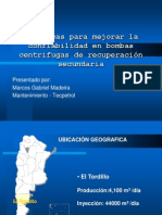 Confiabilidad de Bombas Centrifugas