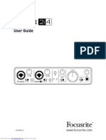 Scarlett 2i4 User Guide