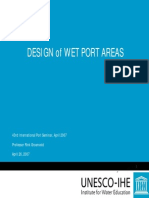 Design of Wet Port Areas