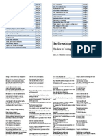 Fellowship Songbook: Index of Songs