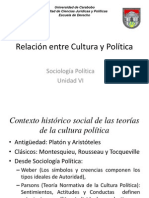 Relación Entre Cultura y Política