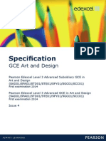 Edexcel GCE Art and Design Specs