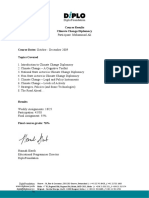 Climate Change Diplomacy - Course Results - Mohammad Ali