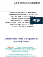 Esquema de Mando y Fuerza Arranque de Motor Eléctrico