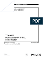 Data Sheet: Multistandard VIF-PLL Demodulator