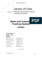 University of Oslo: Sales and Customer Tracking System