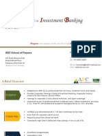 6 Weeks Investment Banking Training - ARC Wall St. Training