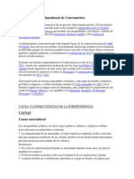 Como Se Inició La Independencia de Centroamérica Causas y Consecuencias