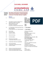 Kiln Shell Scanner Specification Thermoteknix