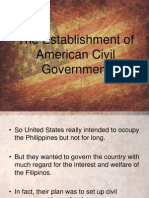 The Establishment of Civil Government