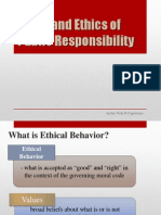 Valueandethicsofpublicresponsibility REPORTFINAL