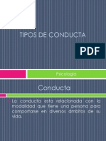 Tipos de Conducta