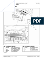 Front Impact Severity Sensor Removal and Installation