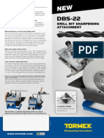 Drill Bit Sharpening Tormek System