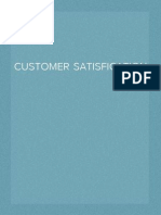 Customer Satisfication