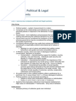 Chapter 6 - Political and Legal Environment Notes MGMT1101 