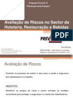 Avaliaçao Riscos Setor Hotelaria