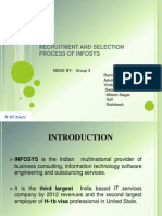 Recruitment and Selection Process of Infosys