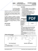 1.5 Amp Positive Voltage Regulator: EZ1086BC, EZ1086C & EZ1086I