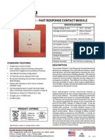 Dcp-Frcma/-I - Fast Response Contact Module: Specifications