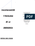 Libro Imprimir - Psicologia de La Emergencia - Cristian Araya