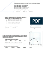 AP Physics 1 - Motion Questions