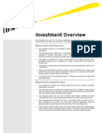 Float Glass - Investment Overview