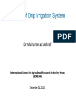 Design of Drip Irrigation System