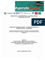 Bases para La Definición de La Agenda Digital Ciudadana 2015-2020