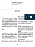 Efficiency of Pile Groups in Clay Under Different Loading Rates