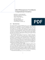 CompGeom-ch2 - Generalized Homogeneous Coordinates PDF